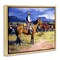 Stupell Industries Cowboy & Cattle Mountain View Floating Frame By Jack Sorenson